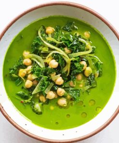 Parsley Oil Chickpea Soup Diamond Painting