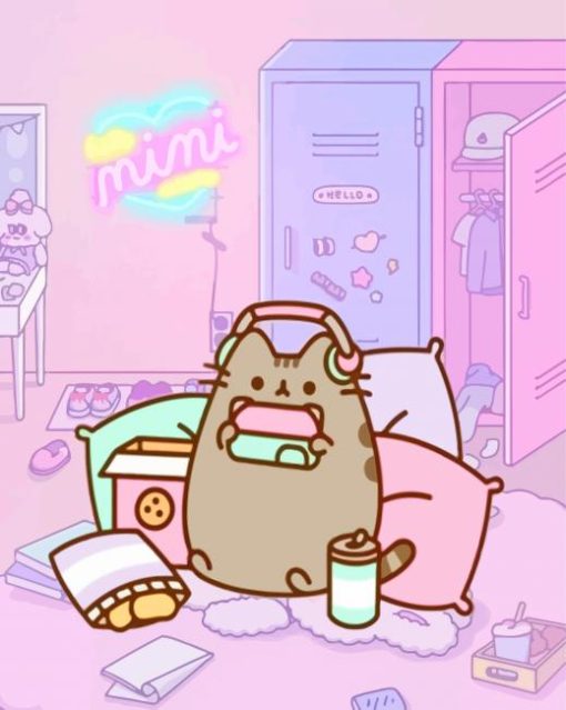 Pusheen Cat Diamond Painting