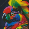 Rainbow Bird Diamond Painting