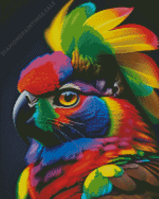 Rainbow Bird Diamond Painting