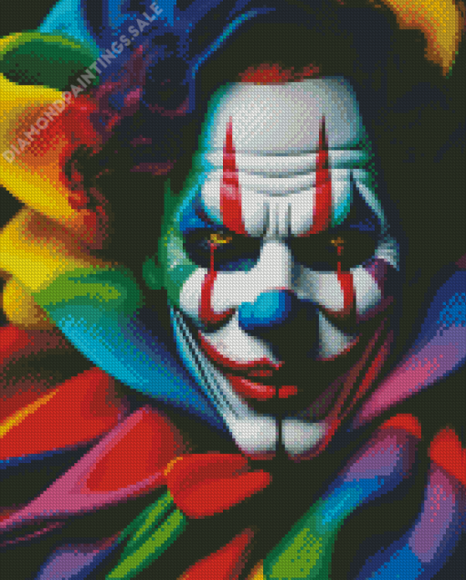 Scary Clown Diamond Painting