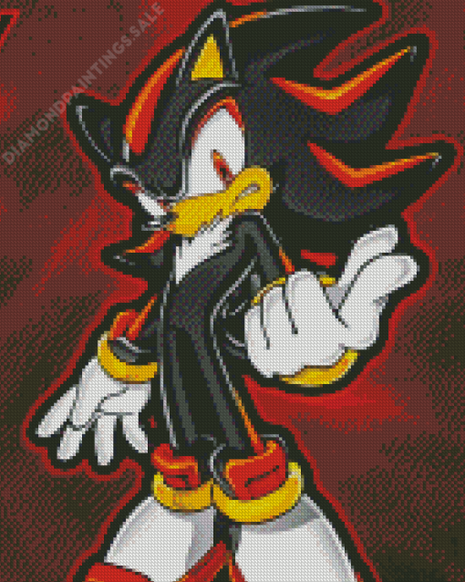 Shadow Sonic Diamond Painting