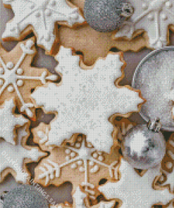 Snowflake Cookies Diamond Painting