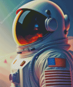 Space Astronaut Art Diamond Painting