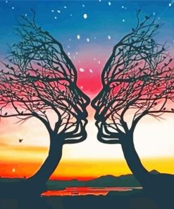 Tree Couple Diamond Painting