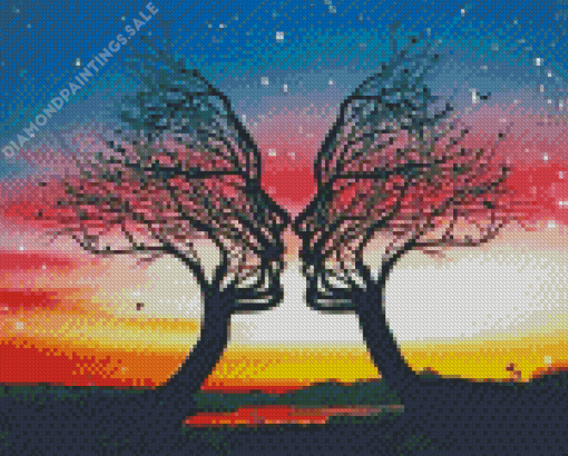 Tree Couple Diamond Painting