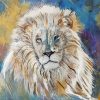 South African White Lion Diamond Painting