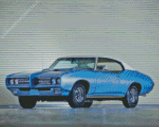 1969 Pontiac Car Diamond Painting