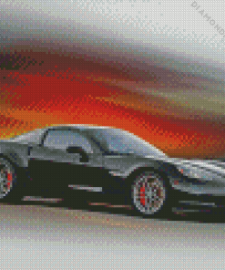 2005 Corvette Car Diamond Painting