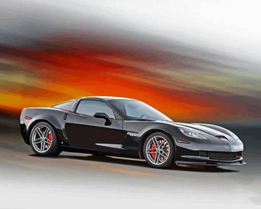 2005 Corvette Car Diamond Painting