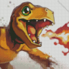 Agumon Character Art Diamond Painting