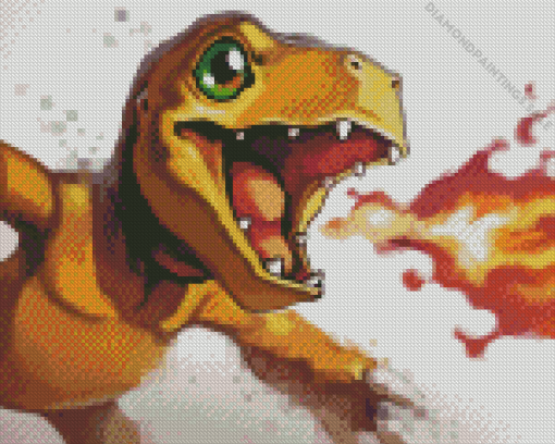 Agumon Character Art Diamond Painting