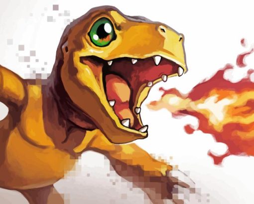 Agumon Character Art Diamond Painting