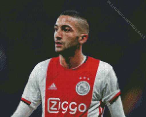 Ajax Hakim Ziyech Diamond Painting