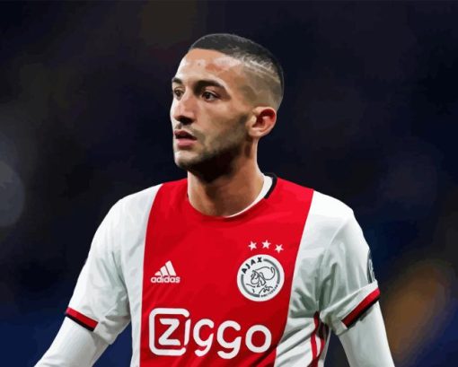 Ajax Hakim Ziyech Diamond Painting