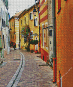 Alley In Cassis France Diamond Painting