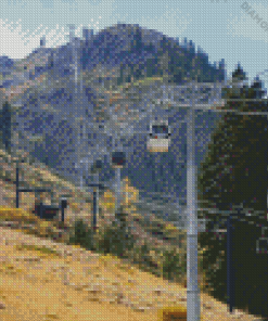 Alpine Meadows Landscape Diamond Painting