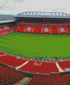 Anfield Stadium Liverpool Diamond Painting