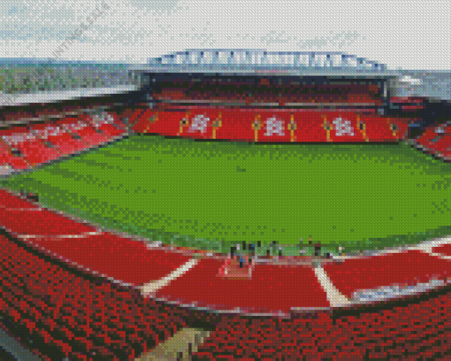 Anfield Stadium Liverpool Diamond Painting