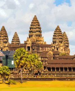 Angkor Wat Temple Diamond Painting