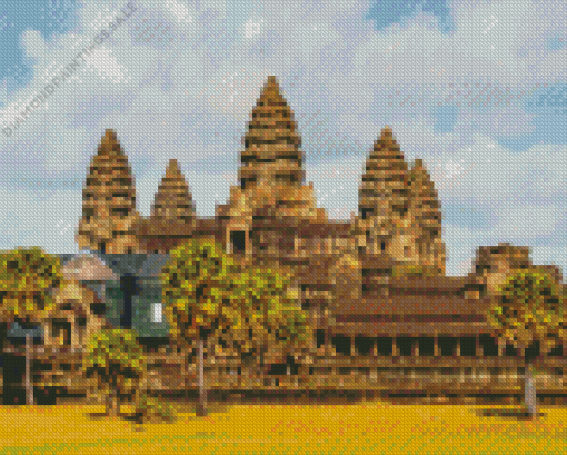 Angkor Wat Temple Diamond Painting