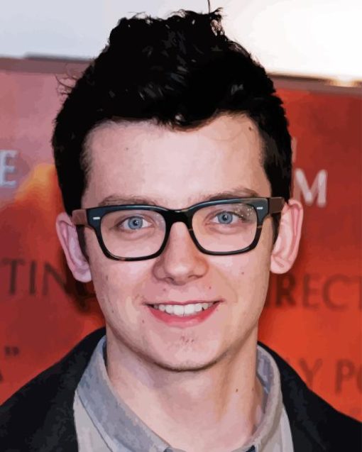 Asa Butterfield Diamond Painting