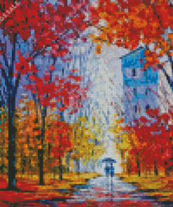 Autumn Walk Ilyayev Diamond Painting