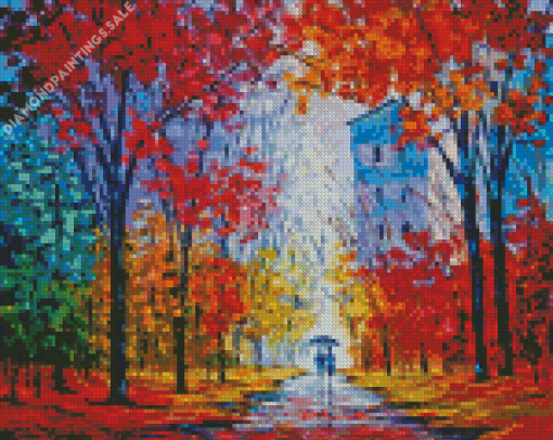 Autumn Walk Ilyayev Diamond Painting