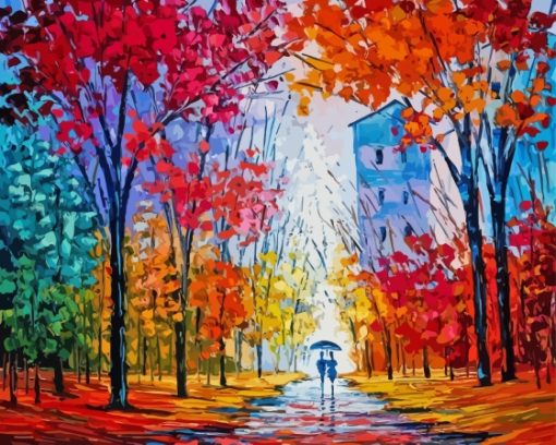 Autumn Walk Ilyayev Diamond Painting