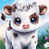 Baby Cow Diamond Painting