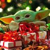 Baby Yoda Christmas Diamond Painting