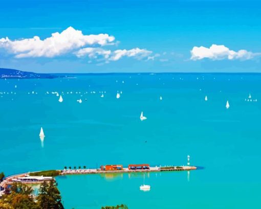 Balaton Lake Diamond Painting