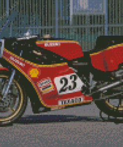 Barry Sheene Suzuki Diamond Painting