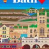 Bath City Illustration Diamond Painting