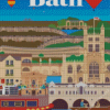 Bath City Illustration Diamond Painting