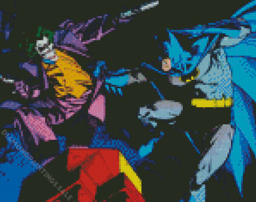 Batman And The Joker Diamond Painting