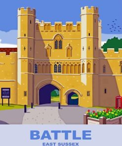 Battle Abbey East Sussex Diamond Painting