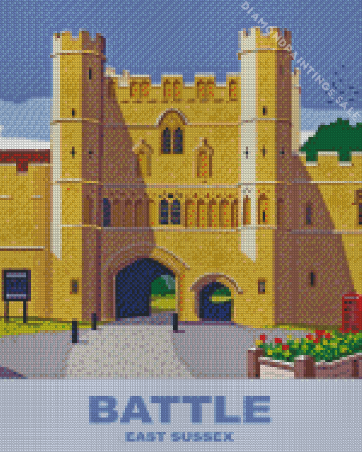 Battle Abbey East Sussex Diamond Painting