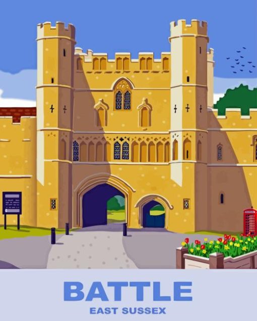 Battle Abbey East Sussex Diamond Painting