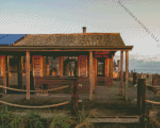 Beach Cabin Diamond Painting