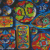 Hispanic Pottery Diamond Painting