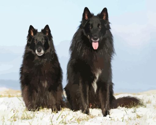 Belgian Sheepdogs Diamond Painting