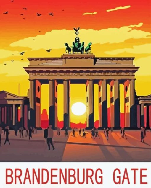 Berlin Brandenburger Gate Diamond Painting