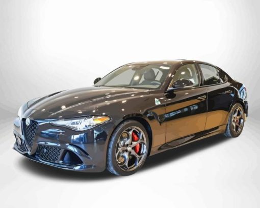 Black Alfa Romeo Diamond Painting