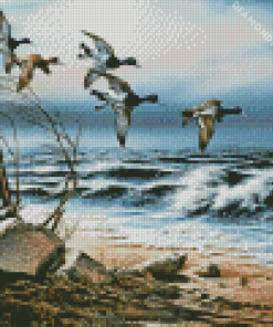 Bluebill Point Diamond Painting