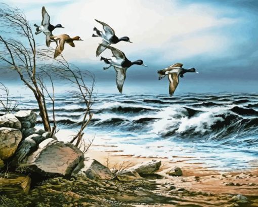 Bluebill Point Diamond Painting