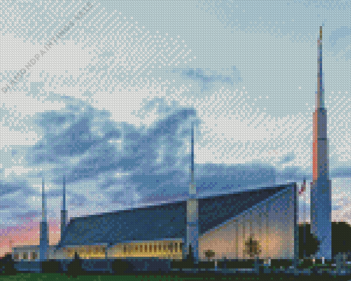 Boise Temple Diamond Painting