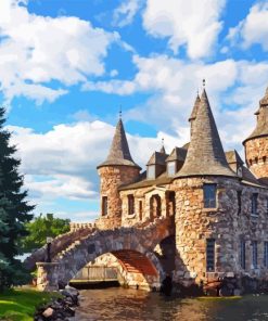 Boldt Castle Alexandria Bay Diamond Painting