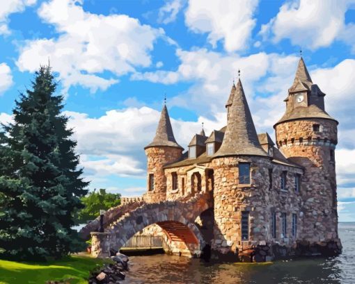 Boldt Castle Alexandria Bay Diamond Painting