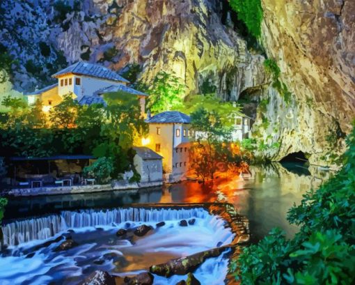 Bosnia Blagaj Diamond Painting